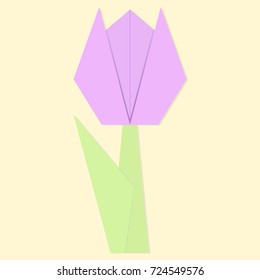 Origami Tulip