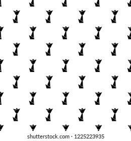 Origami tulip pattern vector seamless repeating for any web design