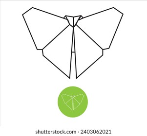 Origami turtle and swan. Turtle and swan paper origami vector.