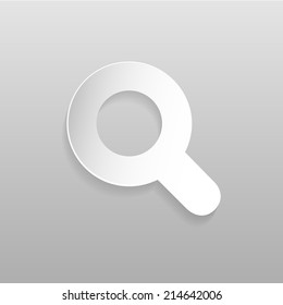 Origami vector Search Icon