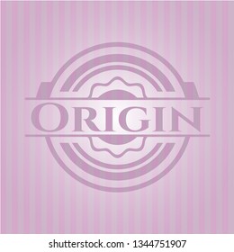 Origin pink emblem