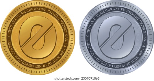 Origin protocol-ogn coin vector illustrations. 3d illustration
