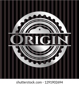 Origin silver shiny badge