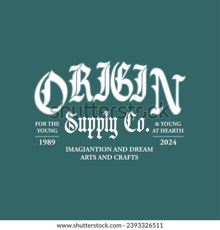 origin supply co simple vintage fashion