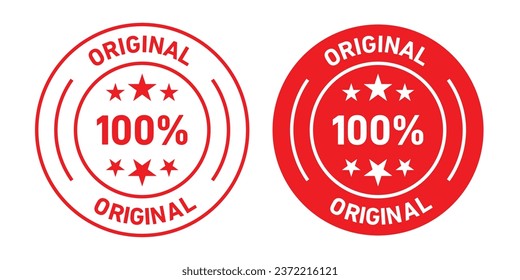 Original 100% rounded vector symbol set on white background