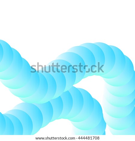 The original abstract background. Blue pipes or cables on a white background.