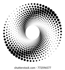 Original abstract halftone background of round dots with space to insert text or logo. Vector illustration.