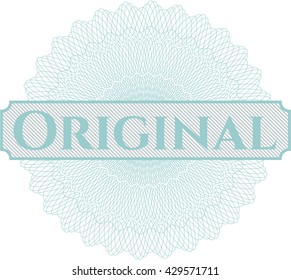 Original abstract linear rosette