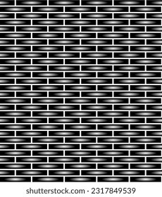 Original abstract vector pattern in the form of stripes and rectangles on a black background