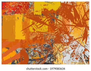 Original abstract vectorial composition - vector illustration