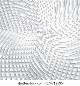Original abstract the white paper background - vector illustration