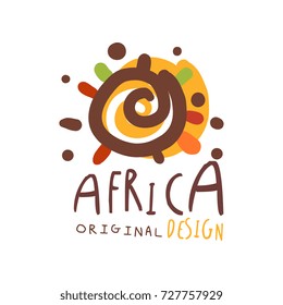 Original african logo design template