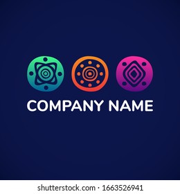 Original african logo design. Vector illustration