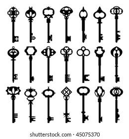 Original antique Keys collection.