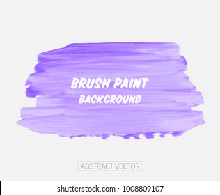 Original art brush paint texture design acrylic stroke poster vector. Original rough paper hand painted vector. Perfect design for headline, logo and sale banner. 