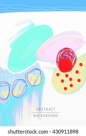 original artistic abstract creative universal design, you can use this artwork print in interior, page decoration, packing, poster, card, invitation, placard, brochure, flyer, book, vector image