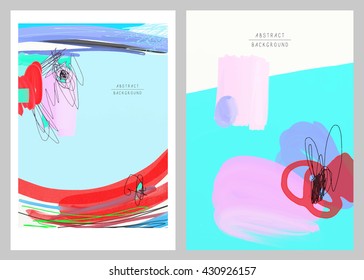 original artistic abstract creative universal design, you can use this artwork print in interior, page decoration, packing, poster, card, invitation, placard, brochure, flyer, book, vector image