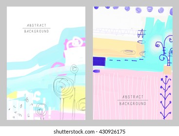 original artistic abstract creative universal design, you can use this artwork print in interior, page decoration, packing, poster, card, invitation, placard, brochure, flyer, book, vector image