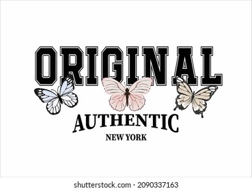 diseño original de mariposas auténticas dibujado a mano