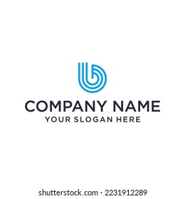 Das originelle B-Logo ist stilvoll und elegant in Form