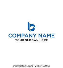 El logotipo B original es elegante y elegante