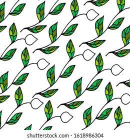 Original background with floral ornaments.
