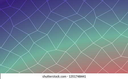 Original background in polygonal mesh style. For your business, advert, wallpaper. Vector illustration. Creative gradient color