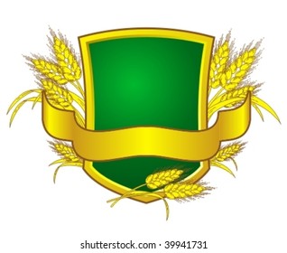 Original banner bread and shield.