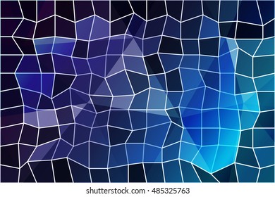 original blue polygonal background. square, triangle. vector illustration. for design