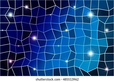 original blue square background. vector illustration. for design, wallpaper