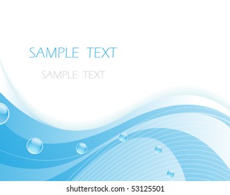 Original blue water background.