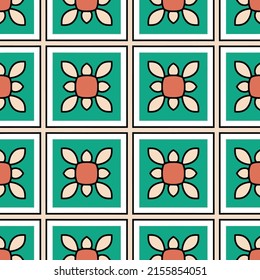 Original bohemian style pattern for fabrics and upholstery with fancy ornaments