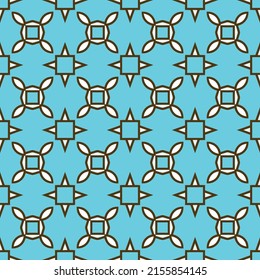 Original bohemian style pattern for fabrics and upholstery with fancy ornaments
