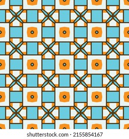 Original bohemian style pattern for fabrics and upholstery with fancy ornaments
