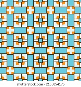 Original bohemian style pattern for fabrics and upholstery with fancy ornaments