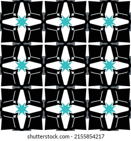Original bohemian style pattern for fabrics and upholstery with fancy ornaments