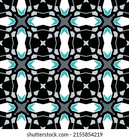 Original bohemian style pattern for fabrics and upholstery with fancy ornaments