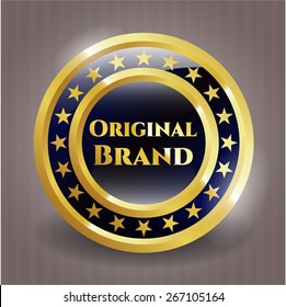 Original brand gold badge