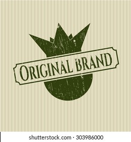Original Brand rubber grunge stamp