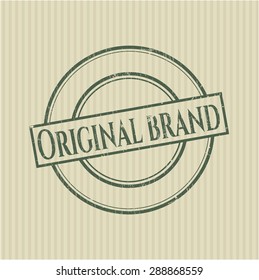 Sello de goma de marca original
