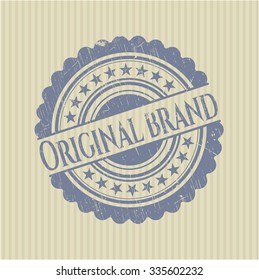 Original Brand rubber texture