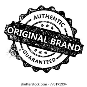 Original Brand Stamp. Vector Illustration