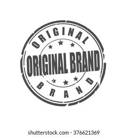 Original brand vector illustration stamp