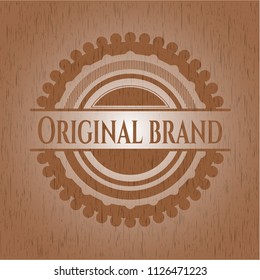 Original Brand wooden emblem