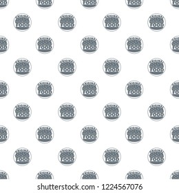 Original burger pattern vector seamless repeat for any web design