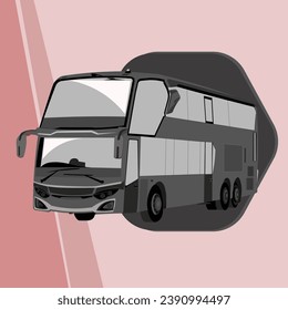 Original bus artwork, which I created depicting bus illustrations, can be used for digital or print media
