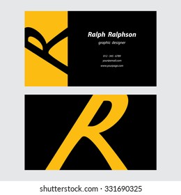 Original business card. 