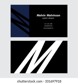 Original business card.