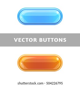 Original buttons for websites and applications. The illusion of volume.