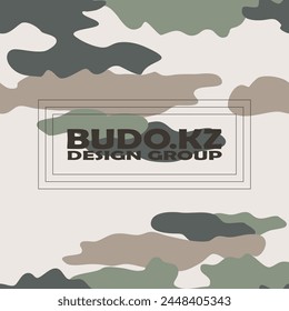 Original camouflage texture. Vector. EPS